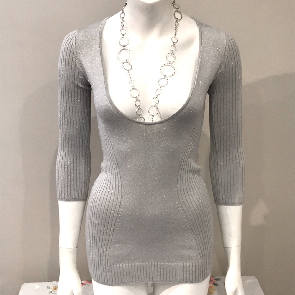 Silk Marciano sweater dress